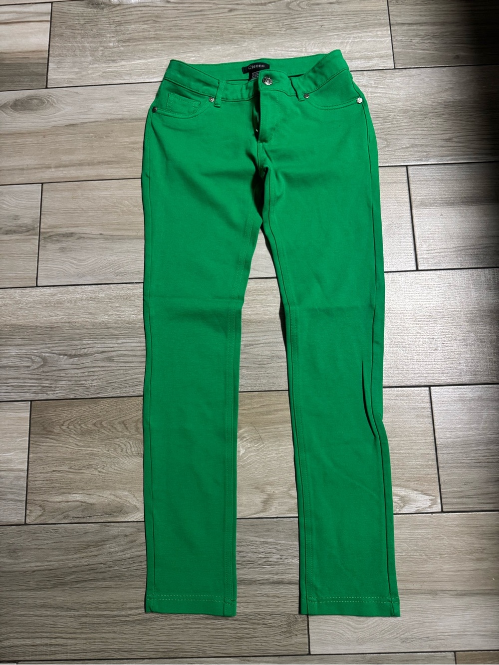 Crown & Ivy Women’s Green Stretch Skinny Pants size M